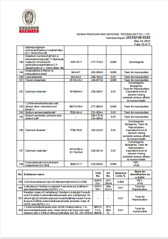 RGPPS REACH 报告 9